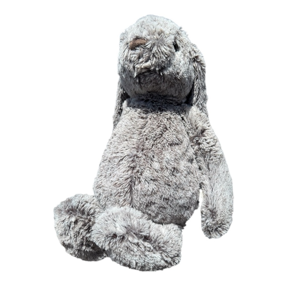 Burton + Burton Floppy Ear Grey Bunny Plush 18"